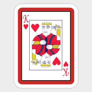 King of Hearts Radovid Sticker